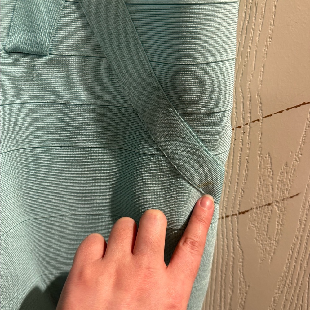 bebe Mint Green Ribbed Intimates Top - Picture 3 of 7